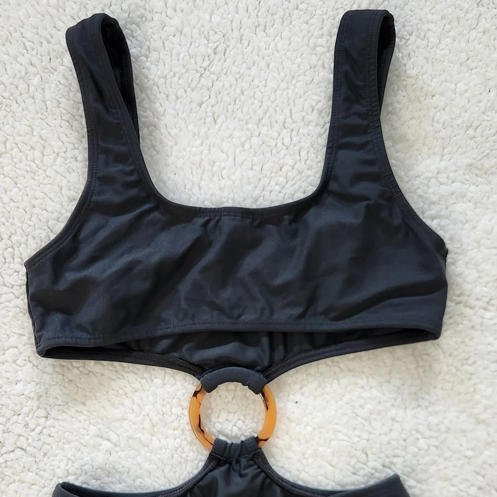 Montce Ky Charcol  Cut-Out One Piece ‎ Swimsuit